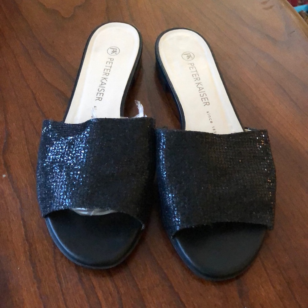 Sparkle slip ons